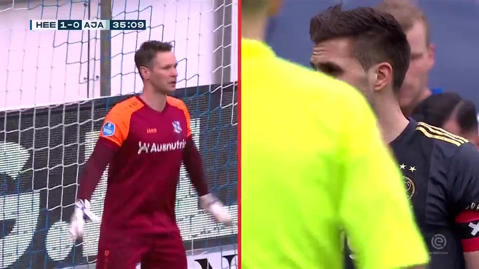 HOL D1 SC Heerenveen Vs AFC Ajax 34 phút Dusan TadicVào, ghi bàn 1:1