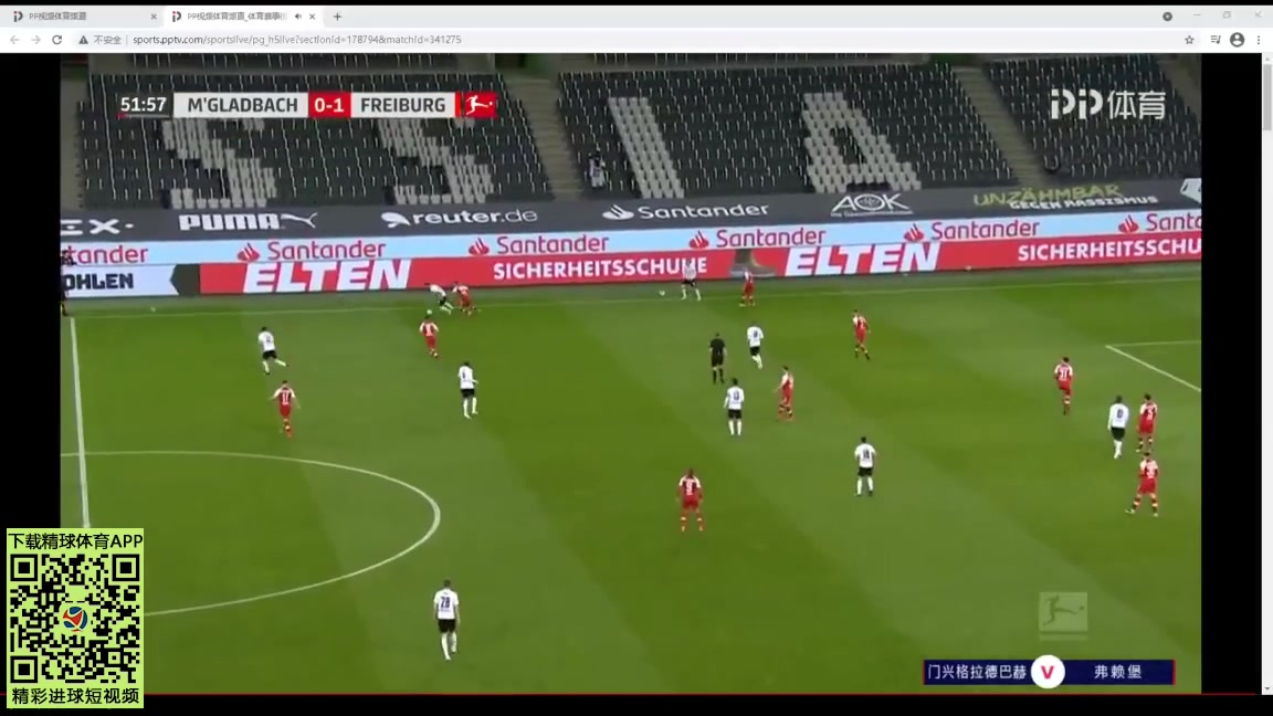 Bundesliga Borussia Monchengladbach Vs SC Freiburg 53 phút Marcus ThuramVào, ghi bàn 1:1
