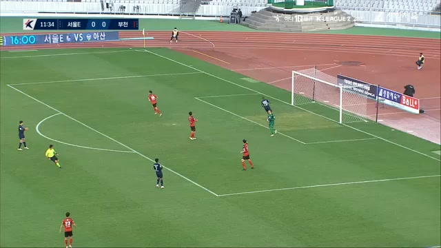 KOR D2 Seoul E-Land FC Vs Bucheon FC 1995 Leandro Sena Goal in 12 min, Score 1:0