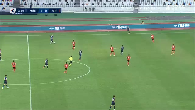 KOR D2 Seoul E-Land FC Vs Bucheon FC 1995 William Silva Gomes Barbio Goal in 21 min, Score 2:0