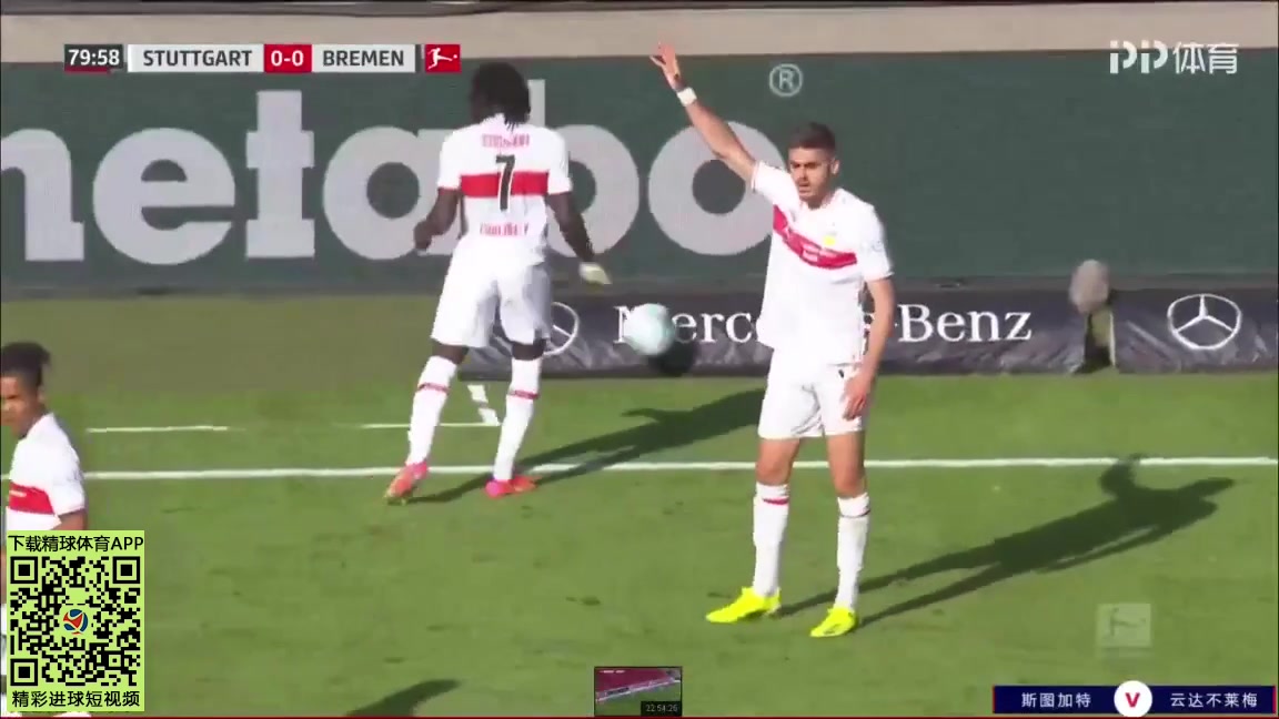 Bundesliga VfB Stuttgart Vs Werder Bremen 81 phút Tanguy CoulibalyVào, ghi bàn 1:0