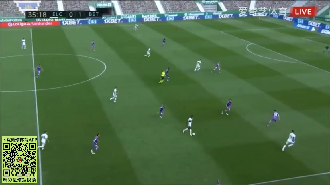 Laliga1 Elche Vs Real Betis 35 phút Pere Milla PenaVào, ghi bàn 1:1