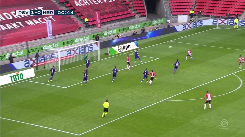 HOL D1 PSV Eindhoven Vs Heracles Almelo 20 phút Denzel DumfriesVào, ghi bàn 2:0