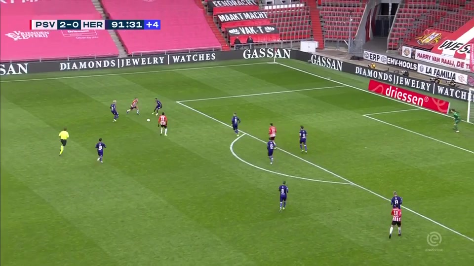 HOL D1 PSV Eindhoven Vs Heracles Almelo 92 phút Mohammed Amine IhattarenVào, ghi bàn 3:0