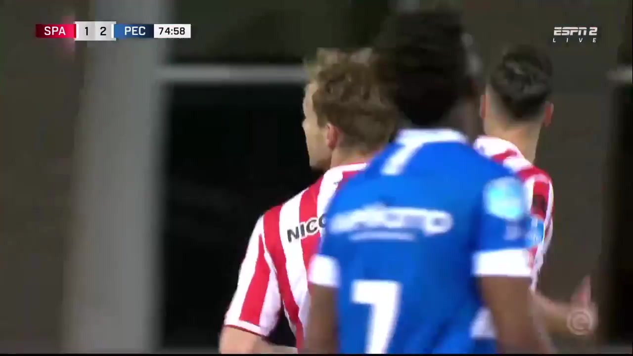 HOL D1 Sparta Rotterdam Vs PEC Zwolle 76 phút Lennart ThyVào, ghi bàn 2:2