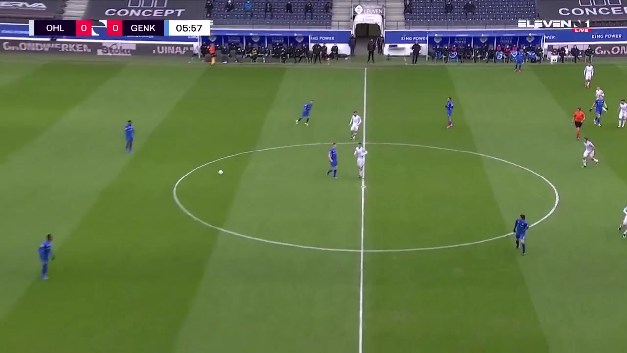 5 Oud Heverlee Vs Racing Genk 5 skor gol Kristian Thorstvedt, skor 0:1