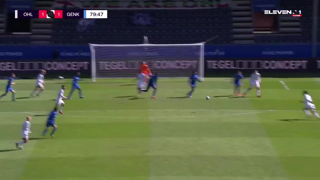 5 Oud Heverlee Vs Racing Genk 80 skor gol Theo Bongonda, skor 1:2