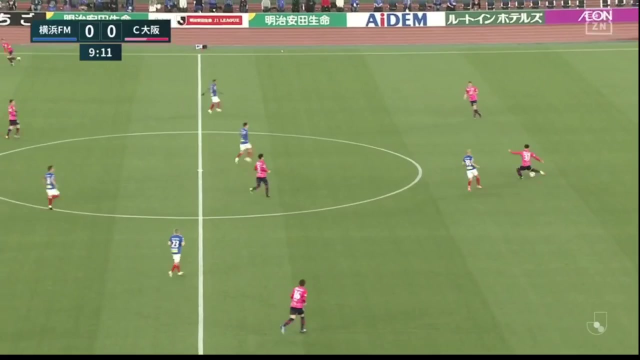 JPN D1 Yokohama Marinos Vs Cerezo Osaka  Goal in 13 min, Score 0:1