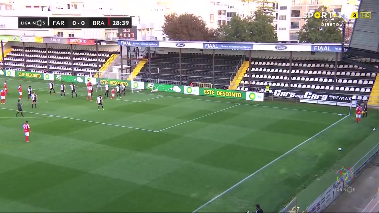 POR D1 SC Farense Vs Sporting Braga 28 phút Elmutasem El MasratiVào, ghi bàn 0:1