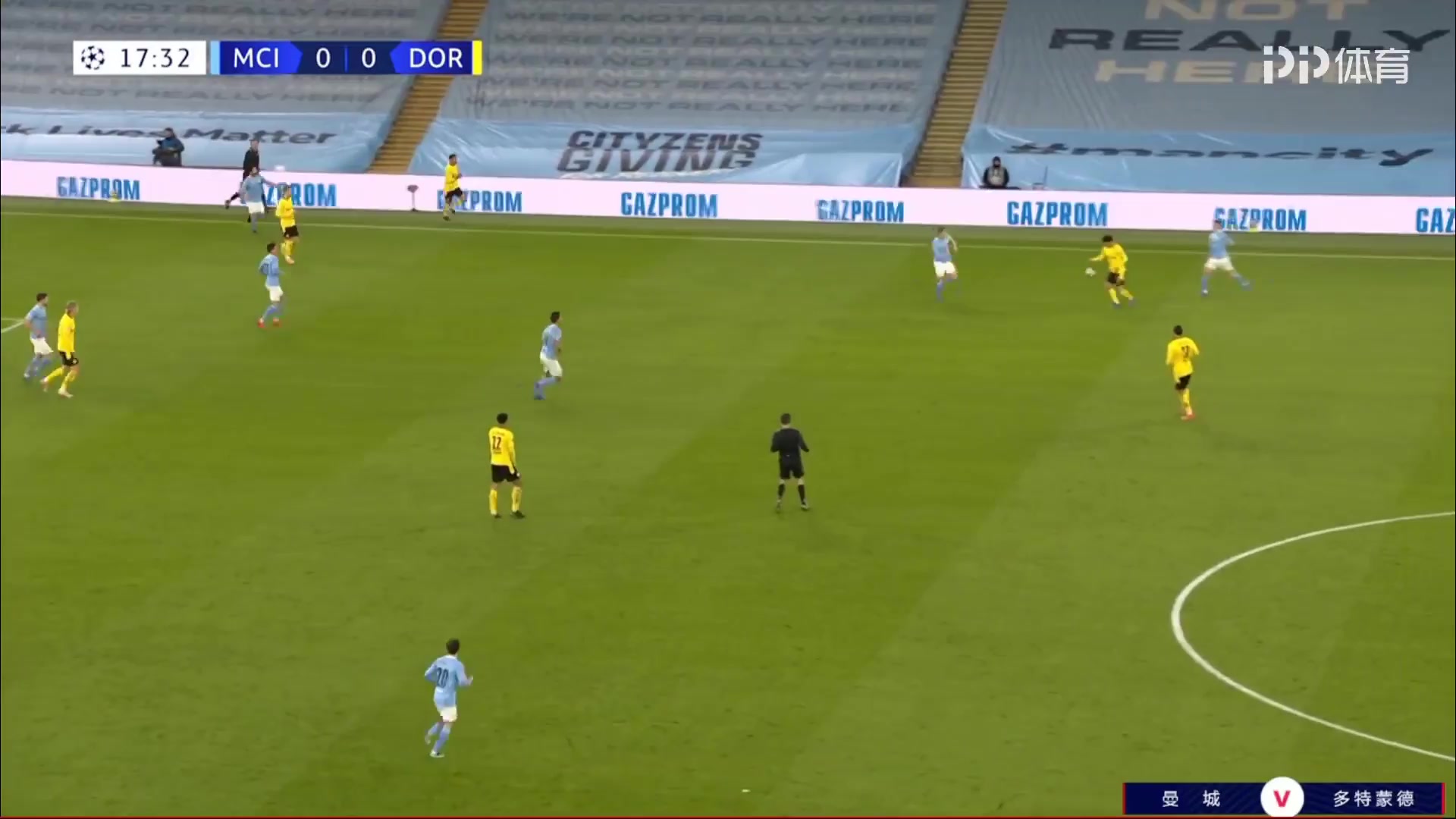 UEFA CL Manchester City Vs Borussia Dortmund 17 phút Kevin De BruyneVào, ghi bàn 1:0