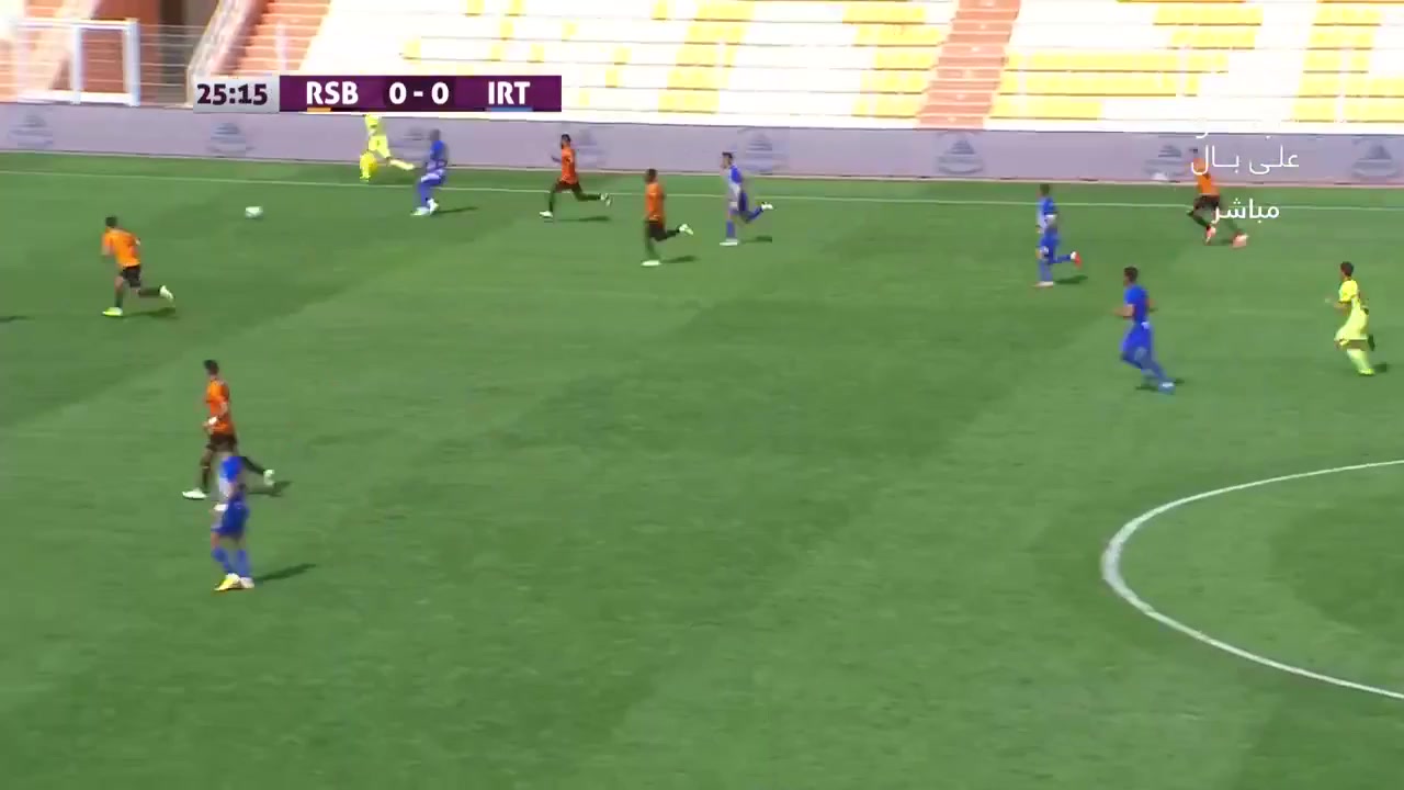 MAR D1 Renaissance Sportive de Berkane Vs IRT Itihad de Tanger El Bahraoui Goal in 25 min, Score 1:0