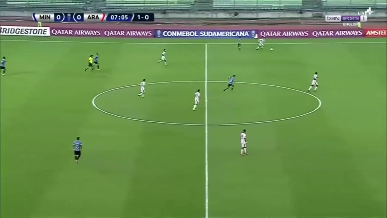 263 Mineros de Guayana Vs Aragua FC 6 skor gol Ely Valderrey, skor 1:0