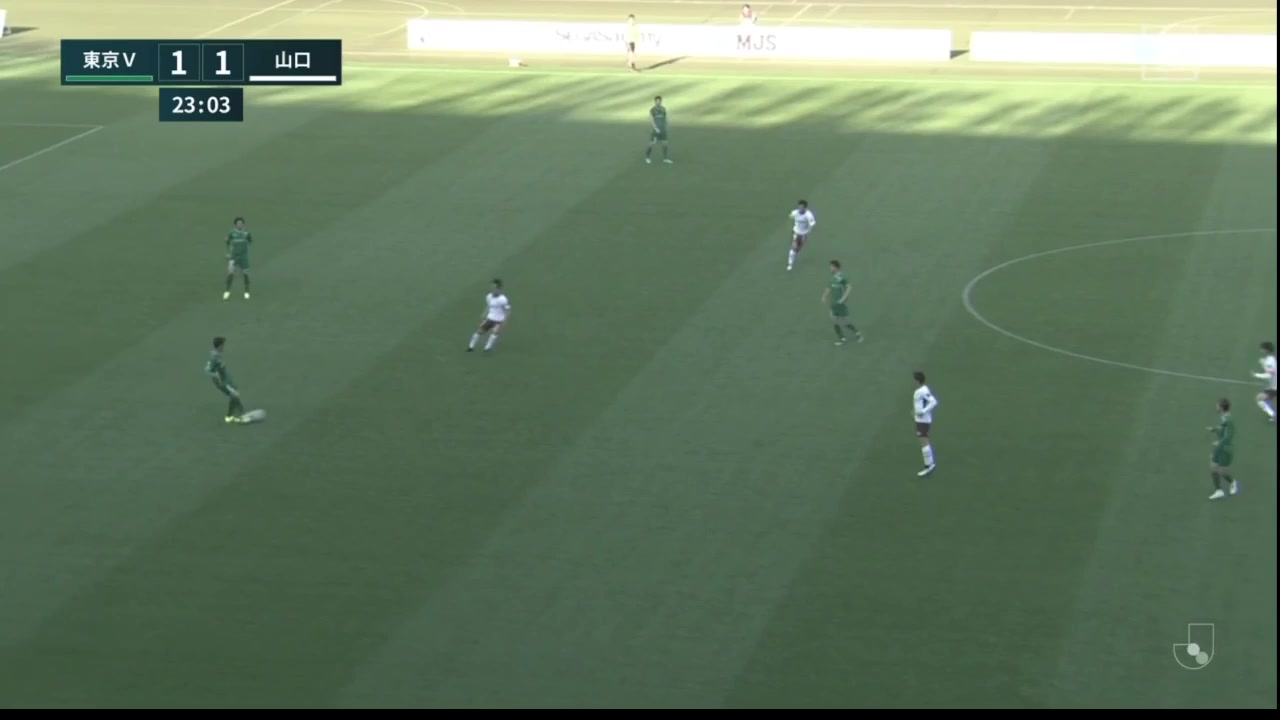 JPN D2 Tokyo Verdy Vs Renofa Yamaguchi 23 ทำประตู Ryoya Yamashita ประตู, ทำคะแนน 2:1