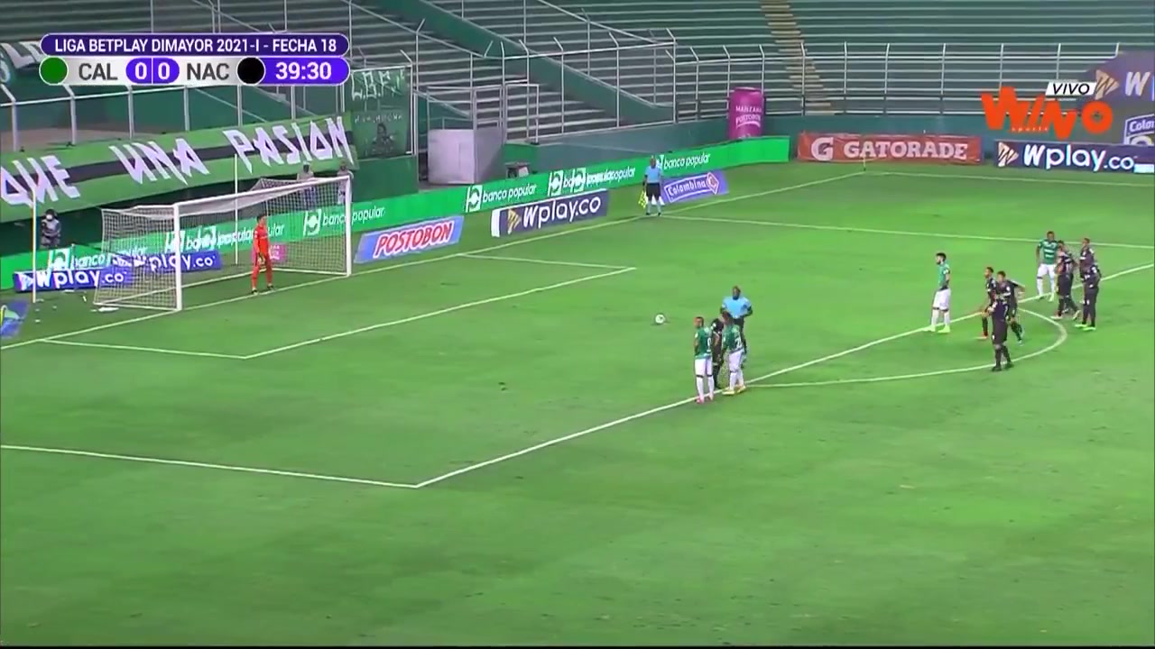 COL D1 Deportivo Cali Vs Atletico Nacional Medellin 39 phút Gaston Rodriguez MaesoVào, ghi bàn 1:0