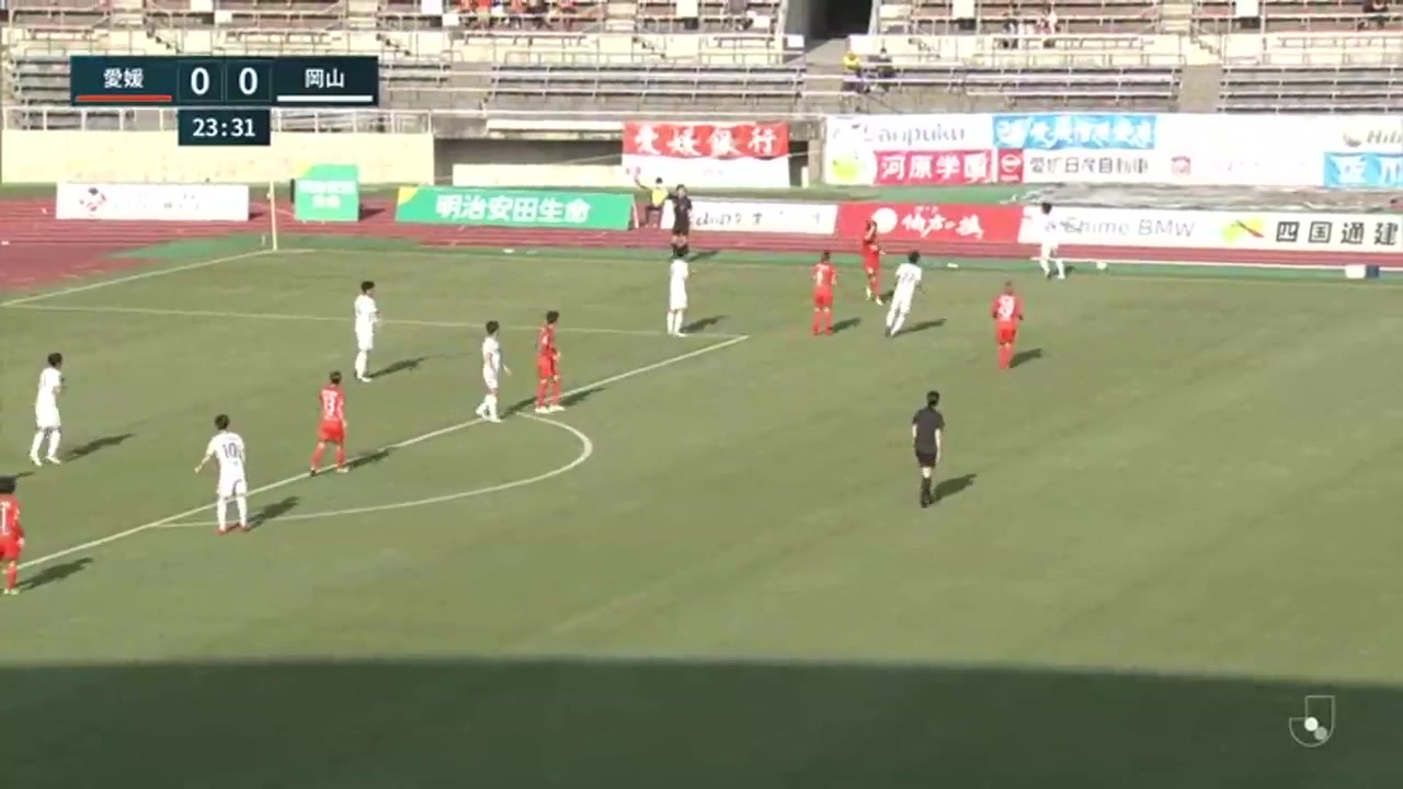 JPN D2 Ehime FC Vs Fagiano Okayama 24 ทำประตู Takumu Kawamura ประตู, ทำคะแนน 1:0