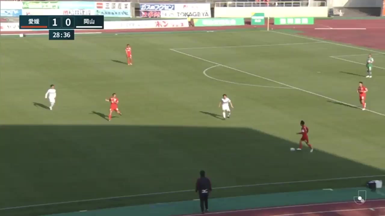 JPN D2 Ehime FC Vs Fagiano Okayama 29 ทำประตู Takumu Kawamura ประตู, ทำคะแนน 2:0