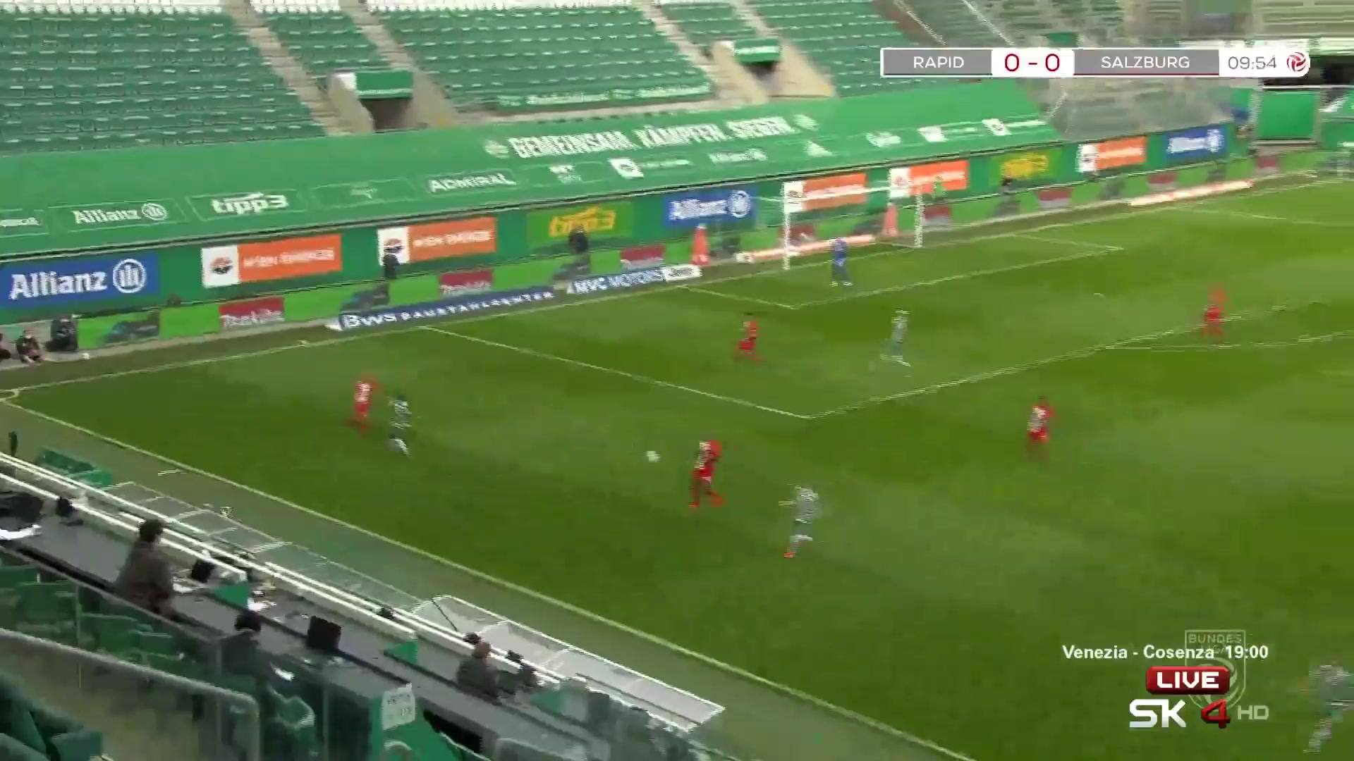 3 Rapid Wien Vs Red Bull Salzburg 9 skor gol , skor 0:1