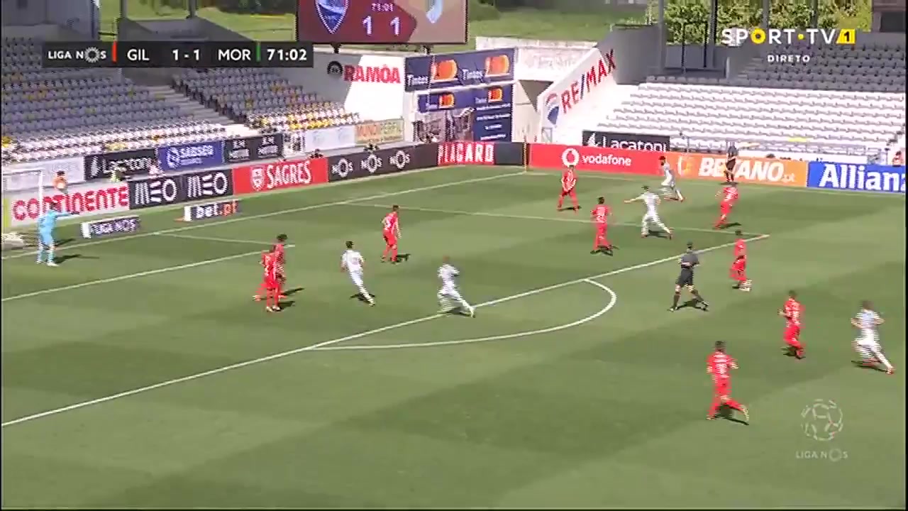 POR D1 Gil Vicente Vs Moreirense 72 phút Vào, ghi bàn 1:2