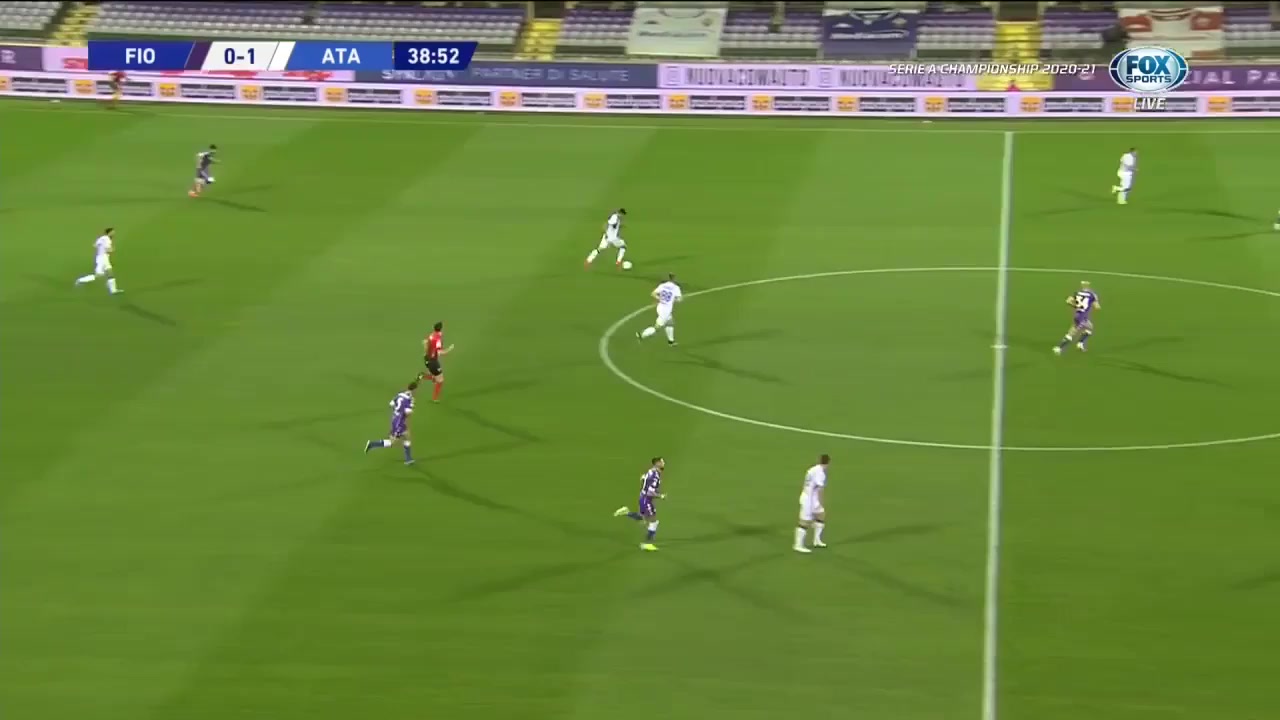 Serie A Fiorentina Vs Atalanta 39 phút Duvan Estevan Zapata BangueraVào, ghi bàn 0:2