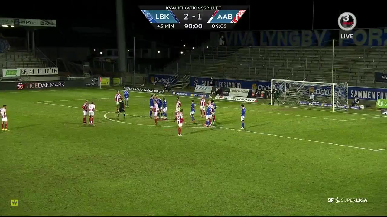 DEN SASL Lyngby Vs Aalborg 95 phút Vào, ghi bàn 2:2