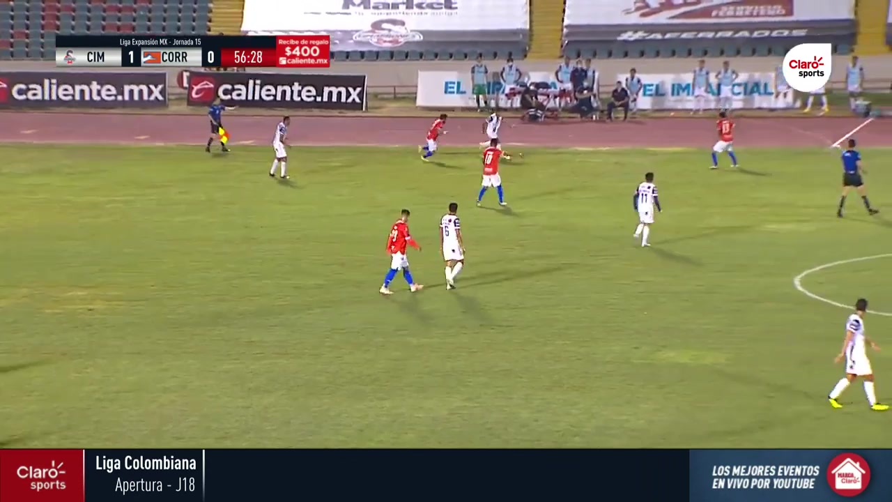 MEX D2 Cimarrones de Sonora Vs Correcaminos UAT Jose Peralta Goal in 57 min, Score 2:0