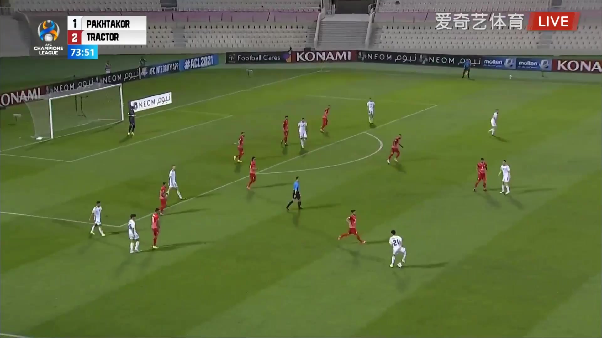 AFC CL Pakhtakor Vs Tractor S.C. Sharof Mukhiddinov Goal in 75 min, Score 2:2