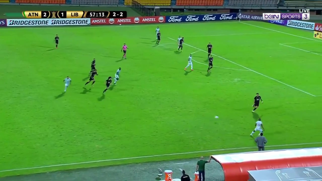 CON CLA Atletico Nacional Medellin Vs Libertad 57 phút Jonatan AlvezVào, ghi bàn 3:1