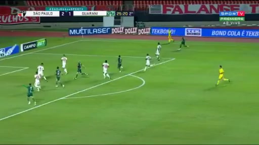 BRA SP Sao Paulo Vs Guarani SP Bruno Savio da Silva Goal in 72 min, Score 2:2