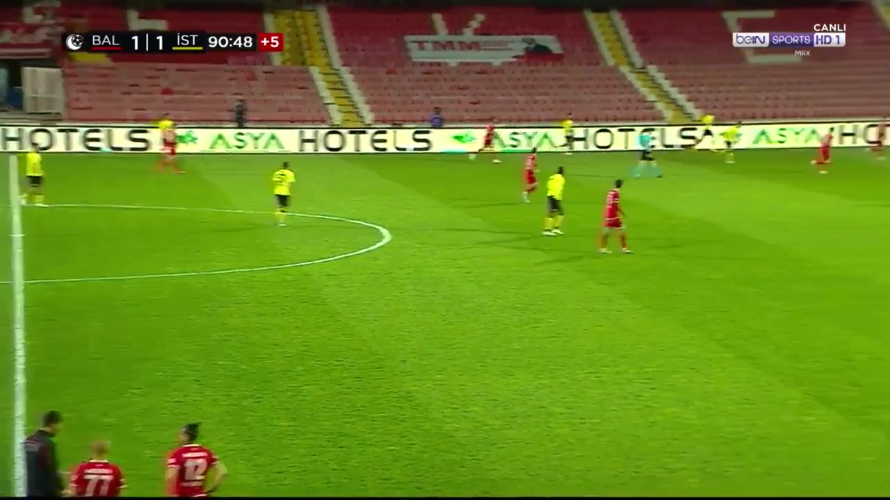 TUR D2 Balikesirspor Vs Istanbulspor Etoga Goal in 91 min, Score 1:2