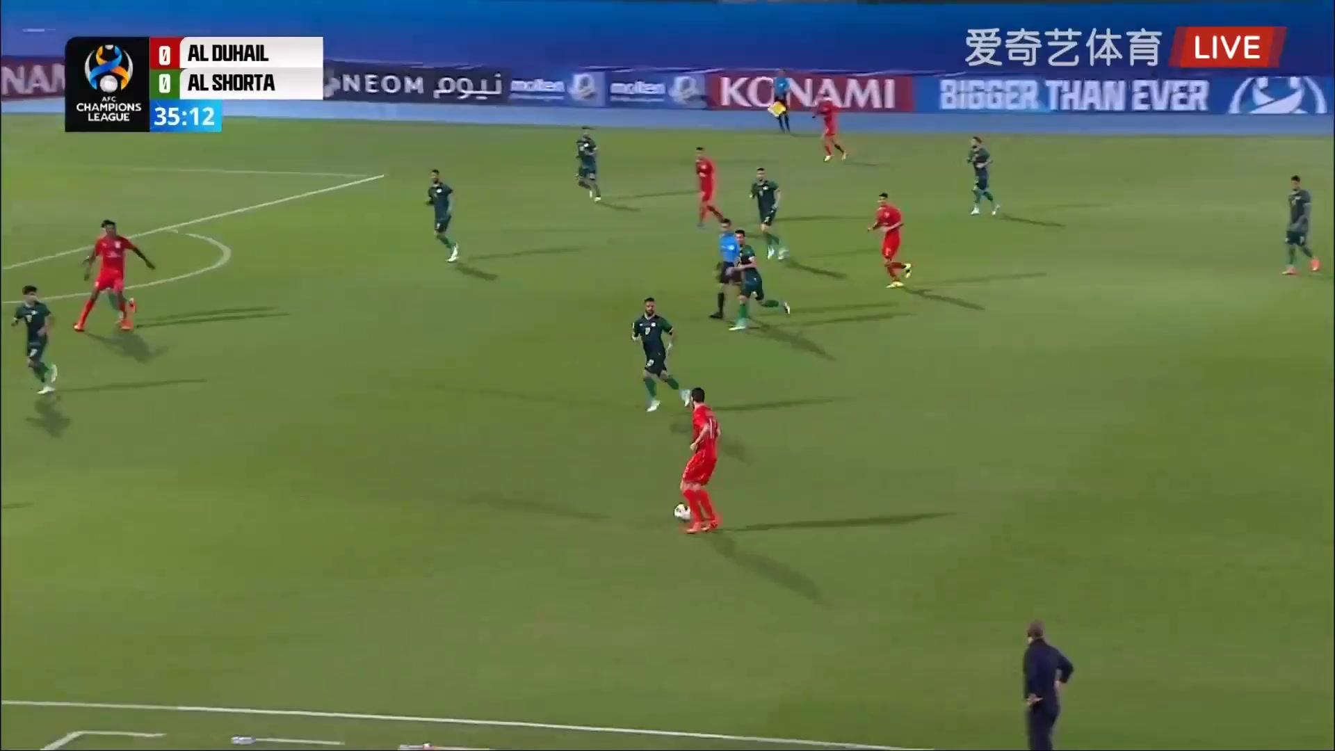 AFC CL Al Duhail Vs Al Shorta 35 ทำประตู Michael Olunga ประตู, ทำคะแนน 1:0