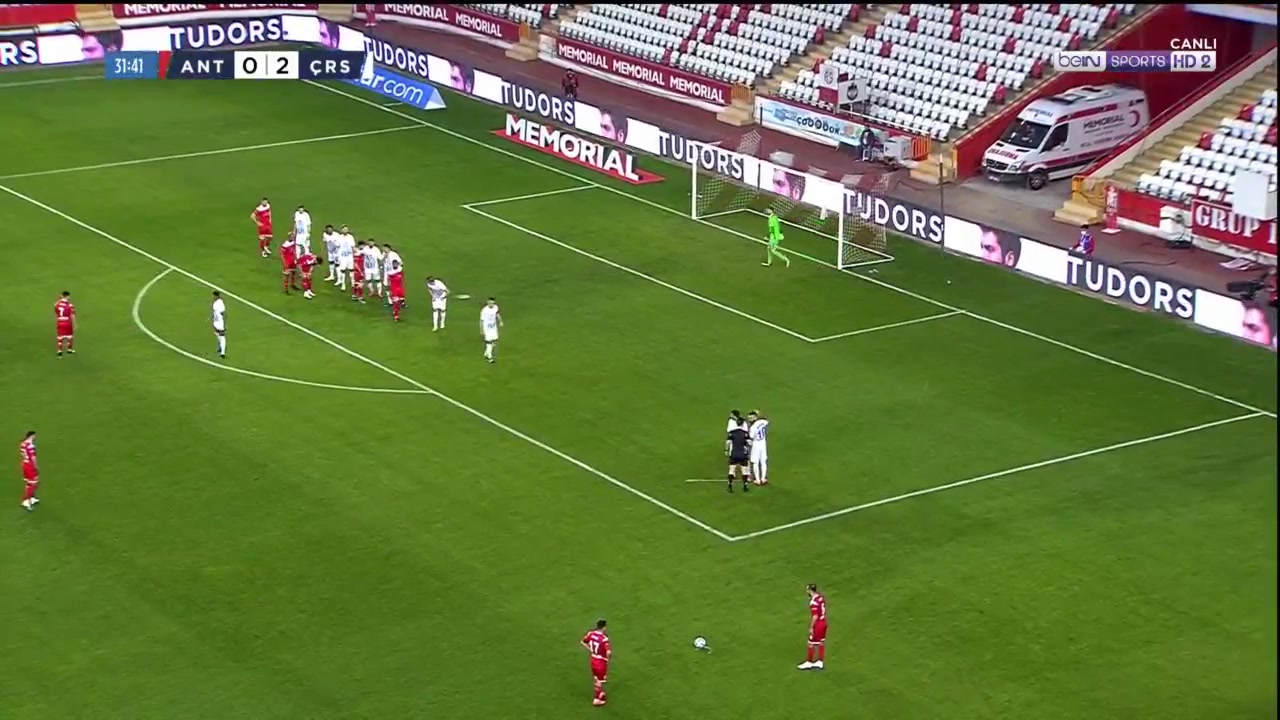 TUR D1 Antalyaspor Vs Caykur Rizespor 32 phút Veysel SariVào, ghi bàn 1:2