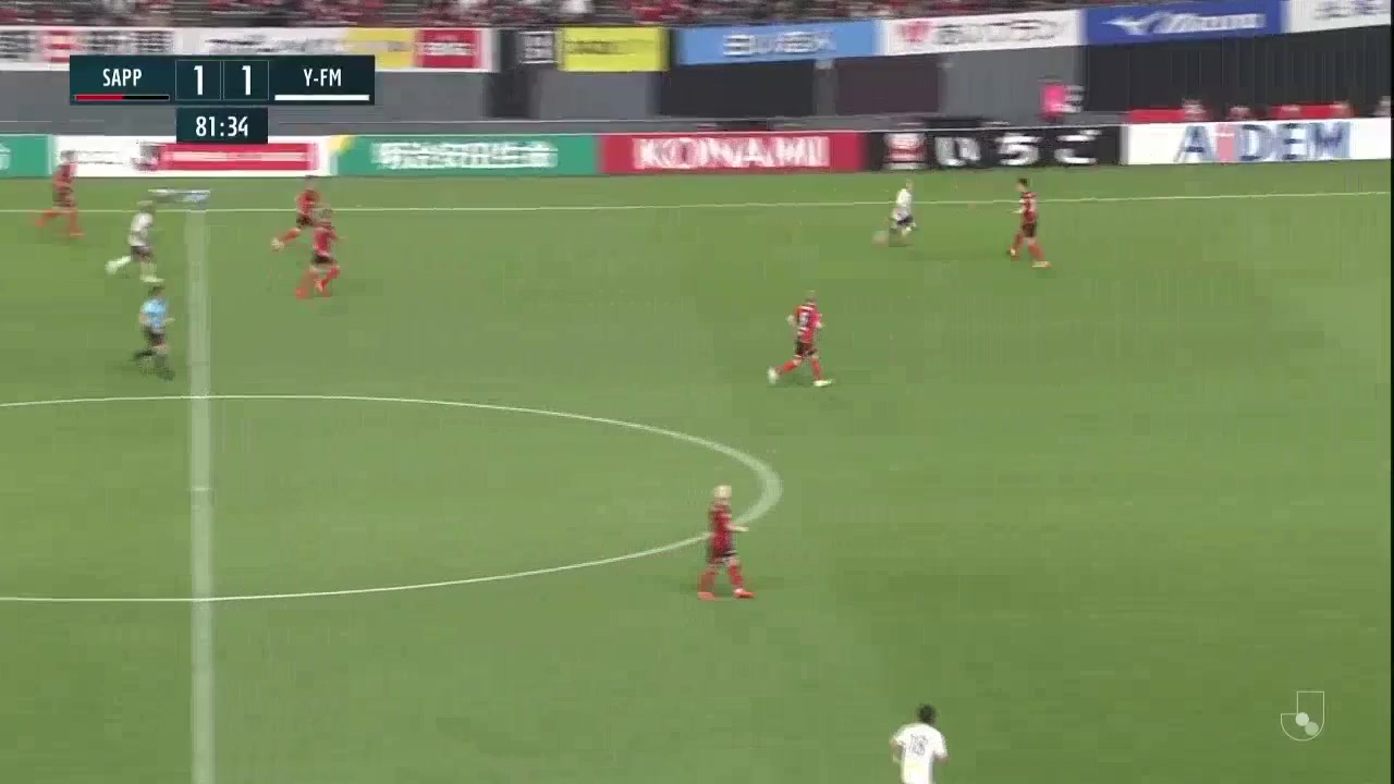 JPN D1 Consadole Sapporo Vs Yokohama Marinos Daizen Maeda Goal in 80 min, Score 1:2