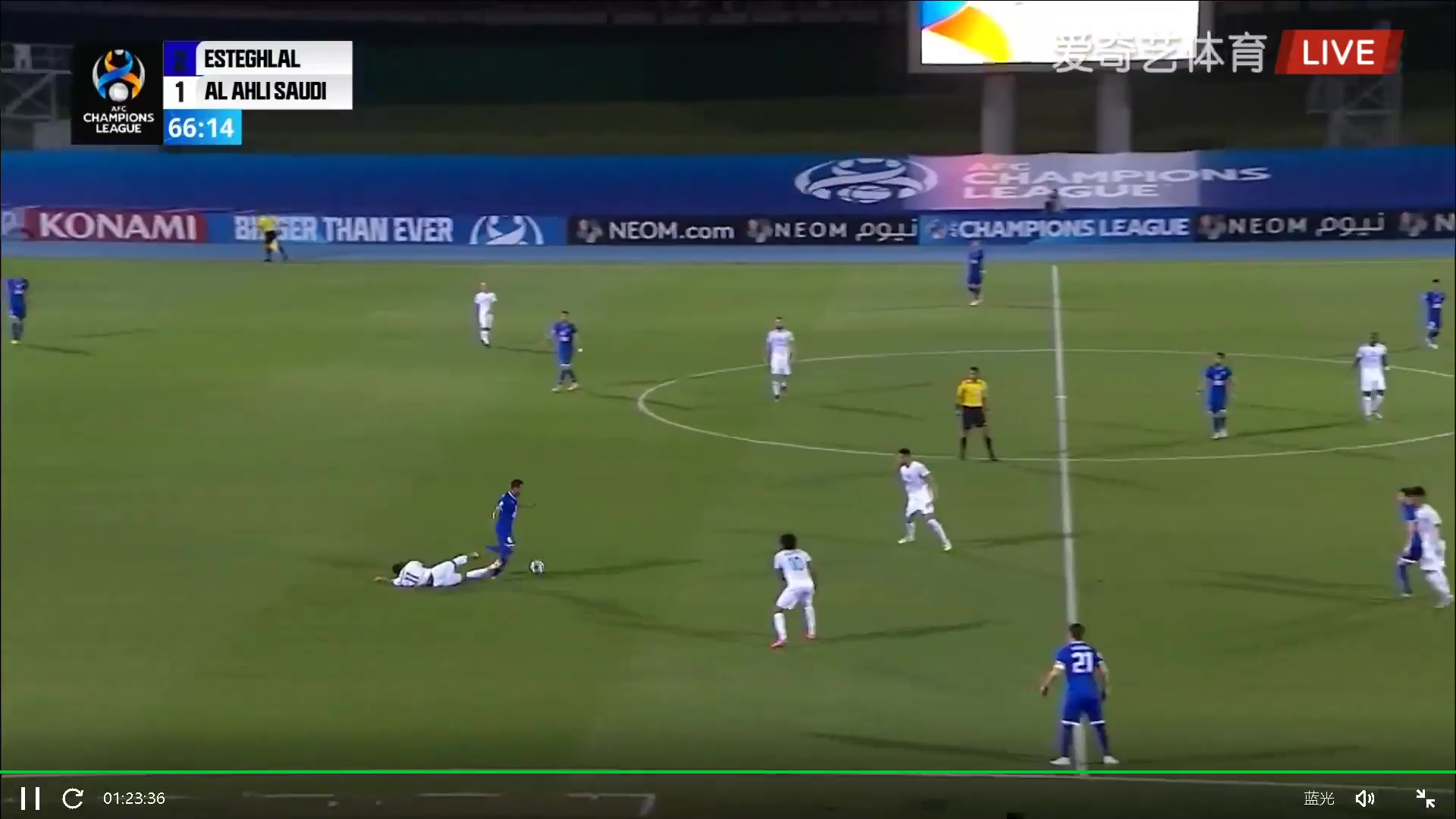 AFC CL Esteghlal Tehran Vs Al Ahli Jeddah 67 ทำประตู Mehdi Ghaedi ประตู, ทำคะแนน 3:1