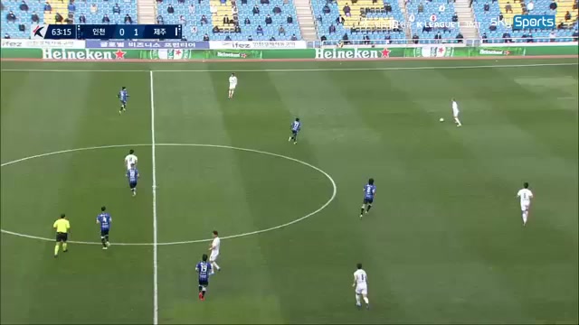 KOR D1 Incheon United Vs Jeju United Ryu Seungwoo Goal in 66 min, Score 0:2