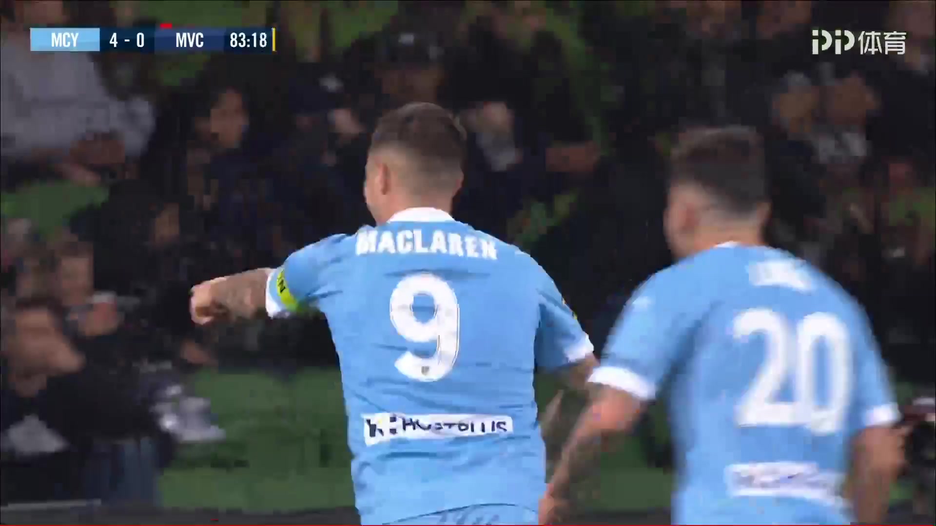 AUS D1 Melbourne City Vs Melbourne Victory Jamie MacLaren Goal in 83 min, Score 5:0