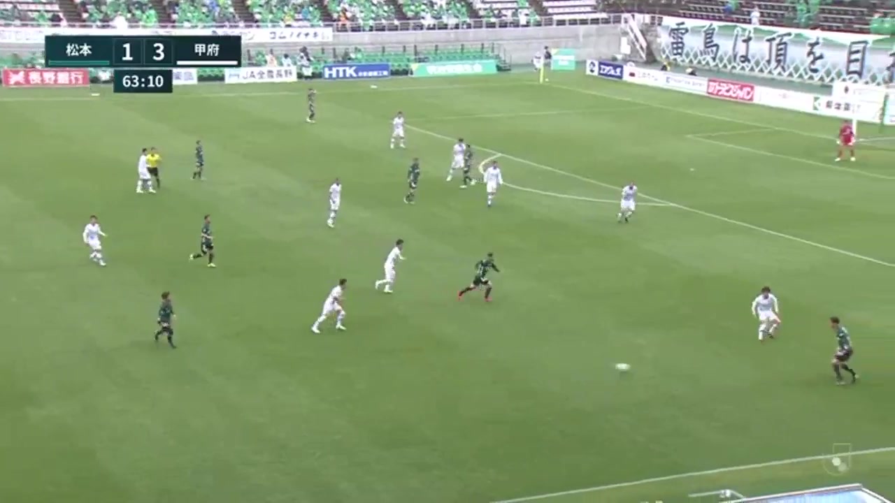 JPN D2 Matsumoto Yamaga FC Vs Ventforet Kofu 64 ทำประตู Kunitomo Suzuki ประตู, ทำคะแนน 2:3