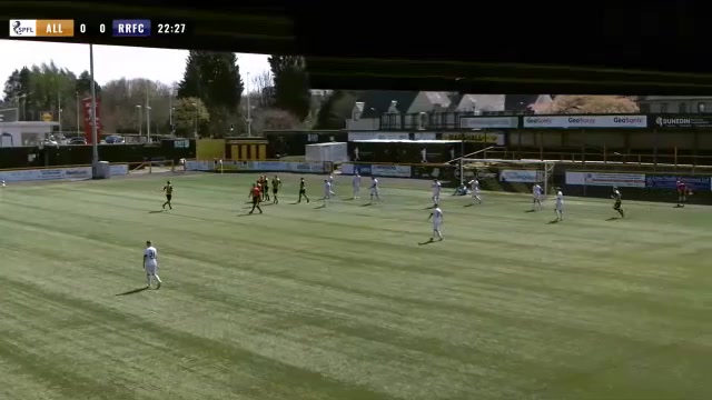 SCO CH Alloa Athletic Vs Raith Rovers Kevin Cawley Goal in 24 min, Score 1:0