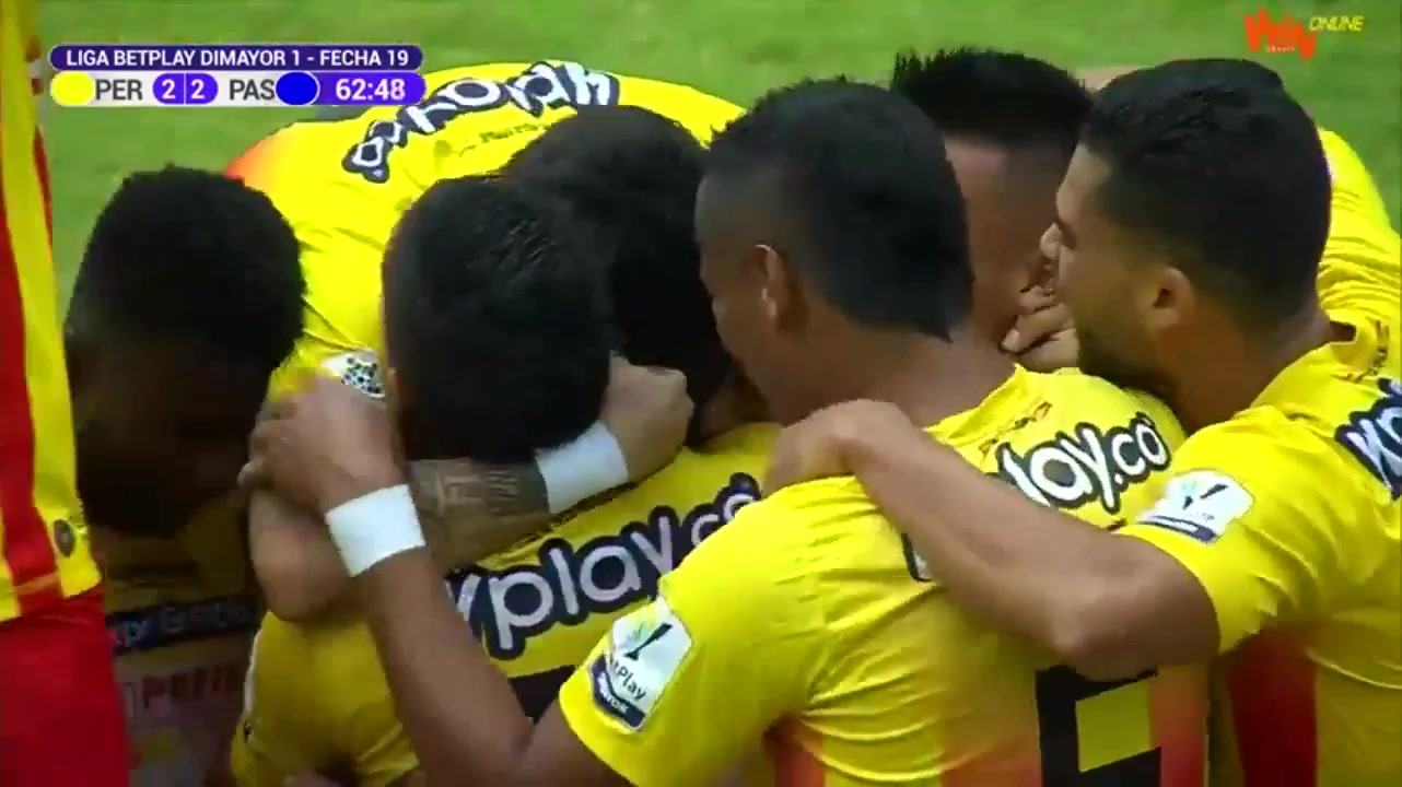 COL D1 Deportivo Pereira Vs Deportivo Pasto 62 phút Johnny Alexander Vasquez SalazarVào, ghi bàn 3:2