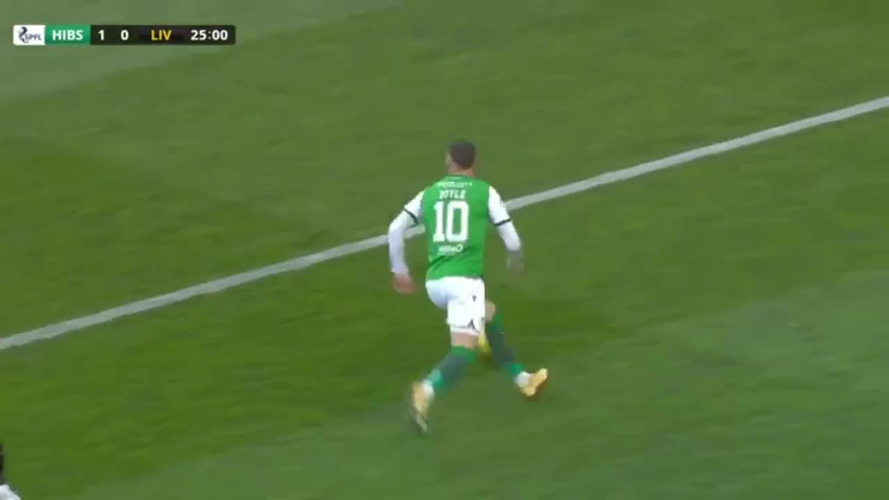 SCO PR Hibernian Vs Livingston Martin Boyle Goal in 25 min, Score 2:0