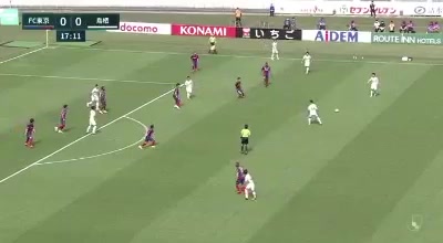 日職聯 FC東京 Vs 鳥棲沙巖 17分酒井宣福進球,比分0:1