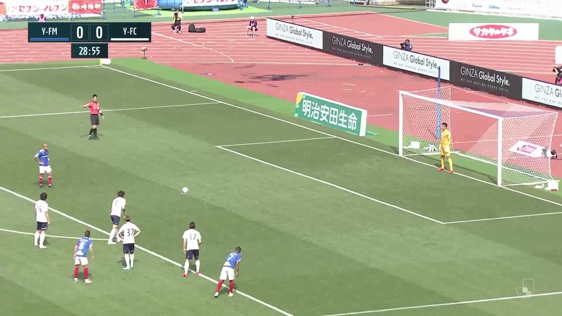 JPN D1 Yokohama Marinos Vs Yokohama FC Marcos Junio Lima dos Santos, Marcos Jun Goal in 29 min, Score 1:0