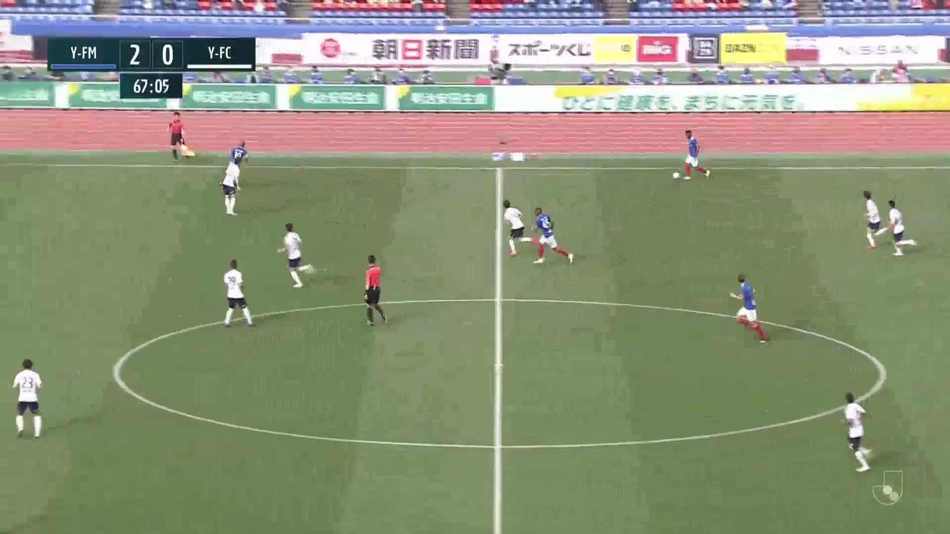 JPN D1 Yokohama Marinos Vs Yokohama FC Ado Onaiu Goal in 67 min, Score 3:0