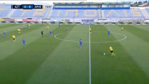 GRE D1 Asteras Tripolis Vs Aris Thessaloniki 73 phút Daniel ManciniVào, ghi bàn 0:1