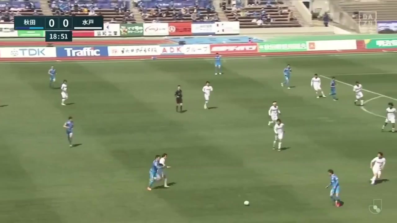 JPN D2 Blaublitz Akita Vs Mito Hollyhock 19 ทำประตู Ryota Nakamura ประตู, ทำคะแนน 1:0