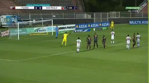 BRA SP Ituano  SP Vs Sao Paulo 8 phút Rodrigo dos Santos de FreitasVào, ghi bàn 0:1
