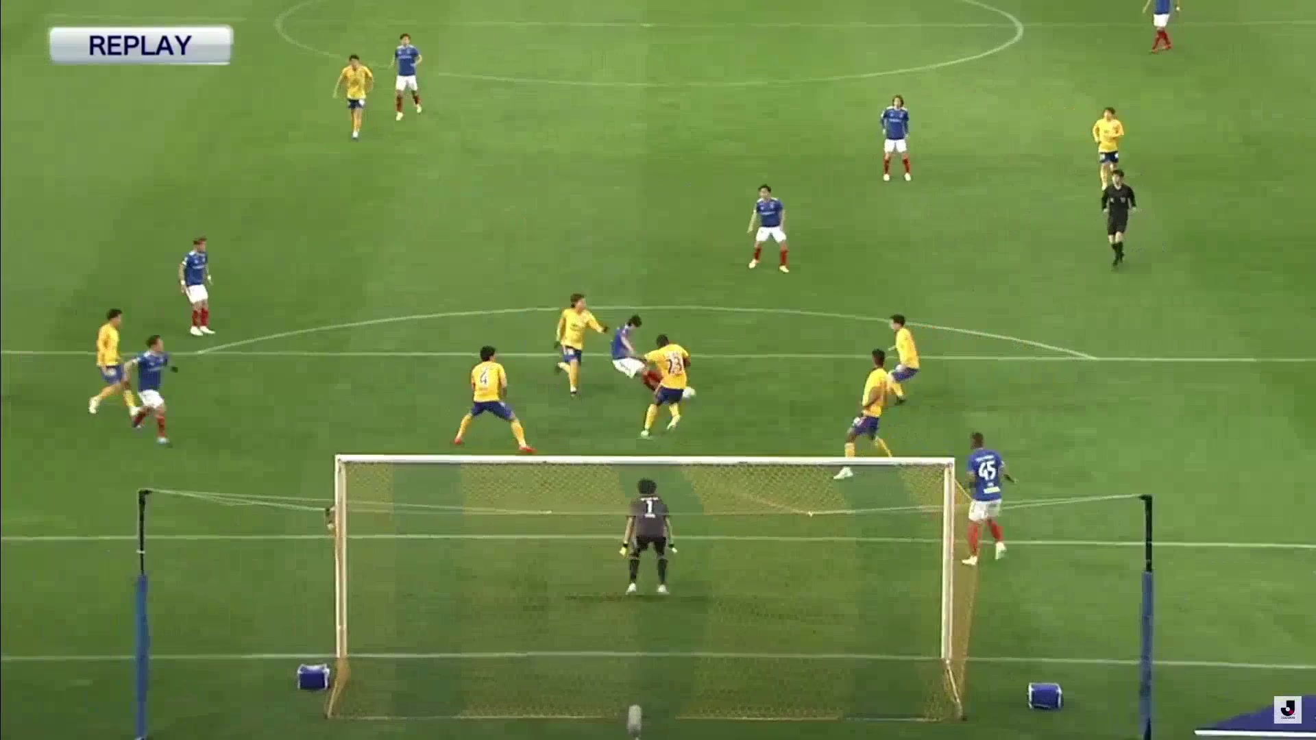 JPN LC Vegalta Sendai Vs Yokohama Marinos Amano Jun Goal in 8 min, Score 0:1