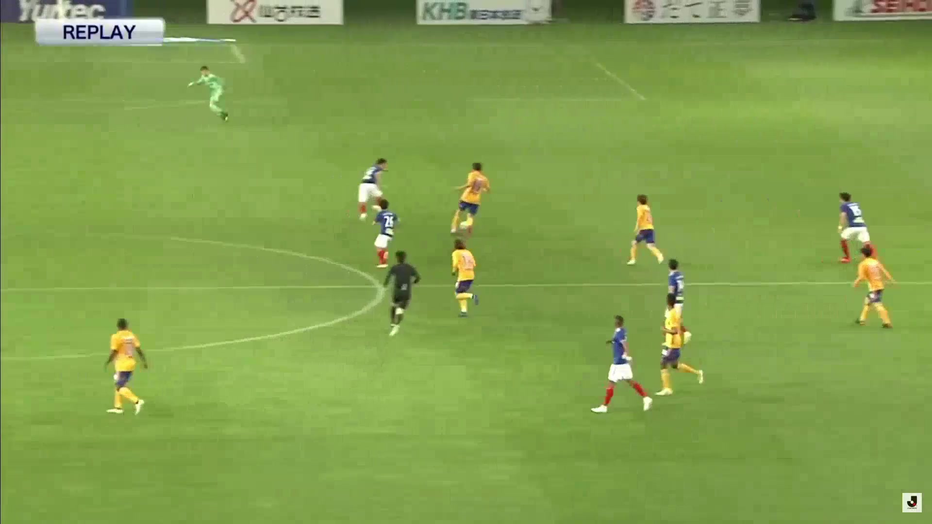 JPN LC Vegalta Sendai Vs Yokohama Marinos 34 ทำประตู Yusuke Minagawa ประตู, ทำคะแนน 1:2