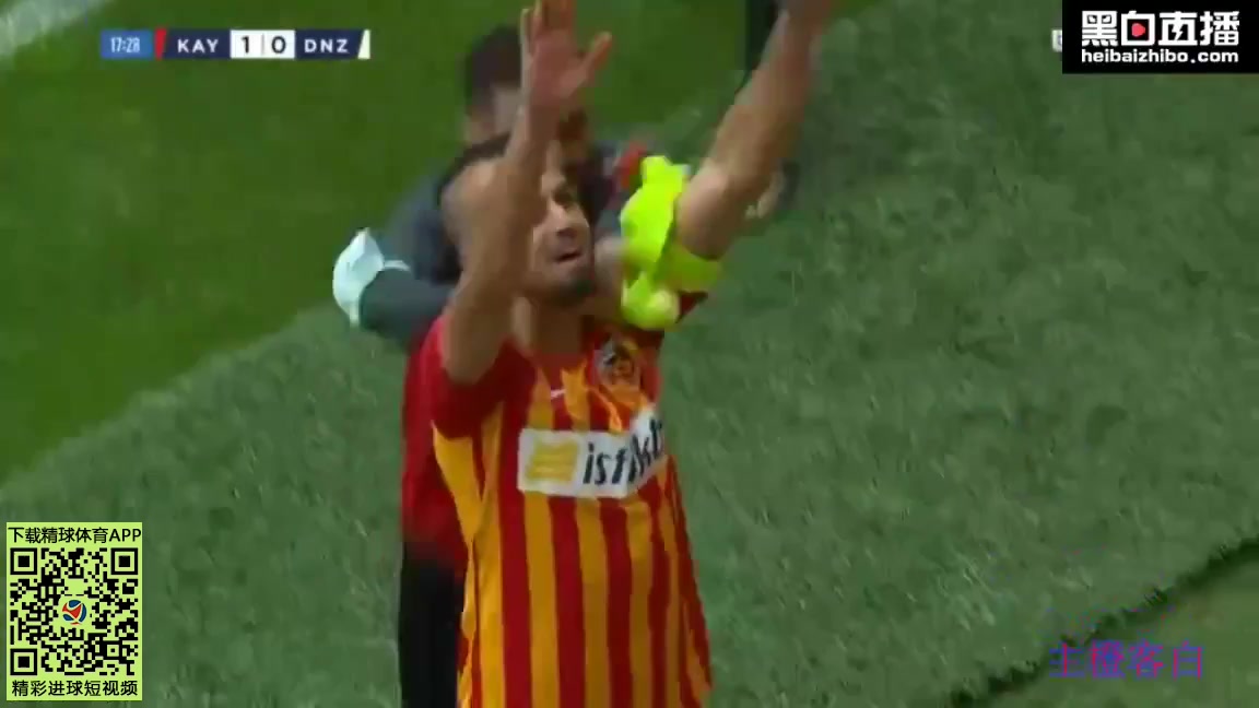 TUR D1 Kayserispor Vs Denizlispor 17 phút Ilhan ParlakVào, ghi bàn 1:0