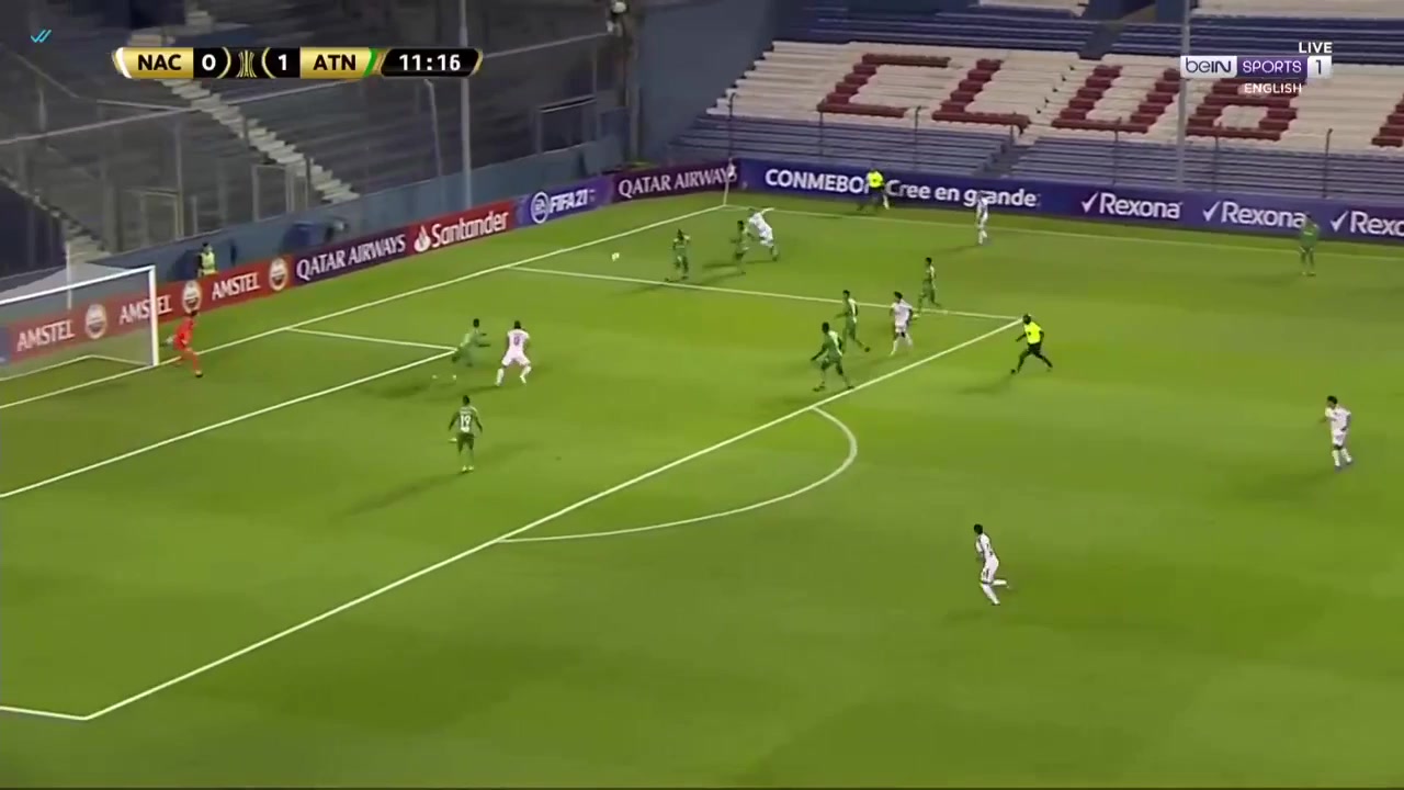 CON CLA Nacional Montevideo Vs Atletico Nacional Medellin 10 phút Gonzalo Ruben BergessioVào, ghi bàn 1:1