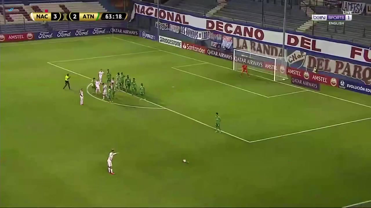 CON CLA Nacional Montevideo Vs Atletico Nacional Medellin 63 phút Gonzalo Ruben BergessioVào, ghi bàn 4:2